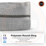 Élingue ronde sans fin en polyester – CMU 4 000 kg – longueur utile 10 m – coefficient de sécurité 7:1 – Image 3