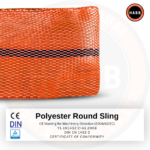 Élingue ronde sans fin en polyester – CMU 20 000 kg – longueur utile 8 m – coefficient de sécurité 7:1 – Image 3